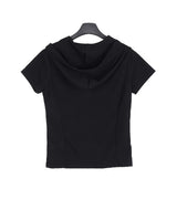 Erica Hood Button Short Sleeve
