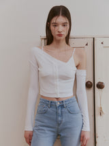 Yui cardigan set (White)