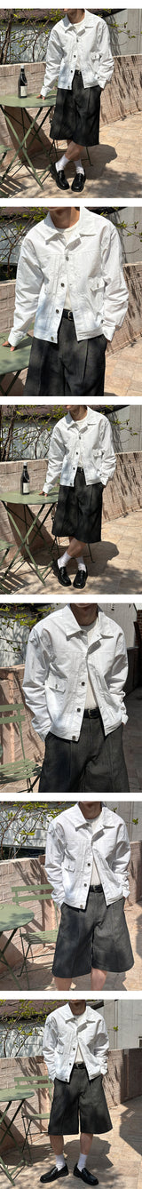[S/S] Tin nylon crop jacket(3color)
