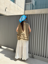 pure frill ribbon pants