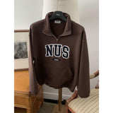 Huke x Nus. ハーフジップアップ