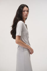 Jersey botton round (Blue grey)