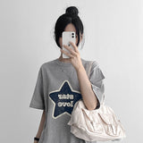 スターラブ プリント ルーズ ショートスリーブTシャツ(4 colors)