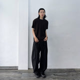 バーティカルテクスチャーバギーTシャツ