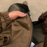 Cali Suede Overfit Rivet Bruson Jacket