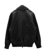 (unisex) パネルディープツーウェイレザージャケット