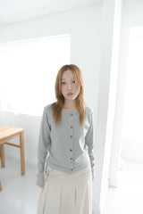 button point cotton cardigan(3colors)