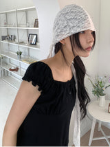 BEADS LACE SCARF (2C)