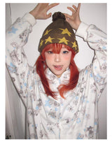 Escape Park Loveplayshop 25AW Large Headband Atmosphere Feeling Starry Cold Hat Knitted Cap