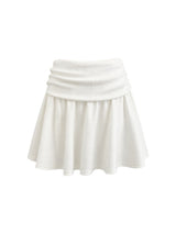 More Lowrise Fold Miniskirt