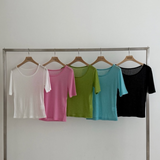 スラッシュスリムTシャツ