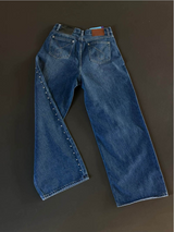 [Unisex] Stud wide denim pants