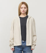 Venis Pigment Cropped Zip Hoodie