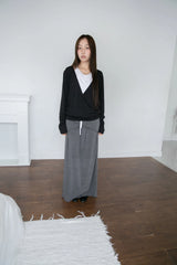 cross wrap banding skirt(2colors)