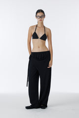 CUBIC SWEAT BIKINI TOP (BLACK)