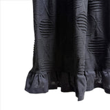 (2color) Line Dot Frill Skirt