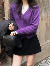 [SHOPPERMADE] Cozy Wool V-neck Knit Cardigan (7color)