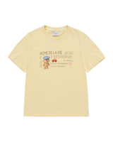 26SS WOMAN タイピングプロフィール半袖Tシャツ