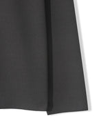 Sheer Raw-Edge Waffle Long Sleeve