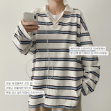 コグカラーダンガラカラー長袖Tシャツ