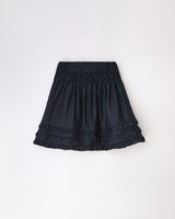 Norma satin skirt_navy