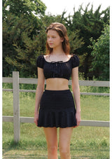 Chloe Top and Bottom Set Black