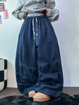 パンチングルーズヒップストリートロングパンツ 💙🤎2COLOR