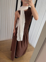 Soft Whipping Scarf - White