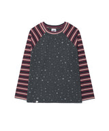 STRIPED STAR RAGLAN LS TEE(CV2GFFT561A)