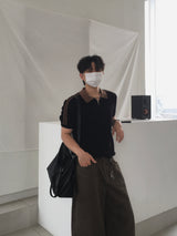 リエ フロントジップアップ カラニット 2C