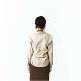 エクストラボタンストライプシャツ (BROWN)