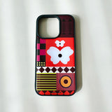 [MADE] Butterfly collage case orange