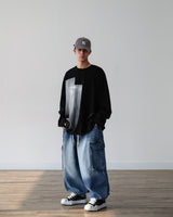 PAINT OVERSIZED FIT LONG SLEEVE T-SHIRT