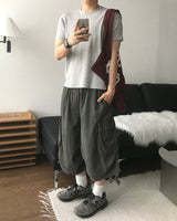 Core Cropped Waffle Short Sleeve T