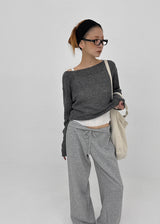 [MADE] Kuru Summer Slub Boat-Neck Knit