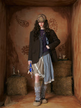 Wool Mix Loop Knit Warmer Socks