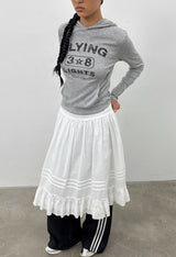 [MADE] Whisley Cotton Flare Midi Skirt