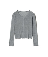 85-VIVAJ014 ライトクロップニットカーディガン 6color
