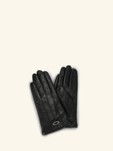 Metal Decorated Leather Gloves