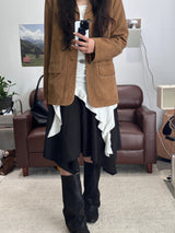 LAP FLARE SKIRT