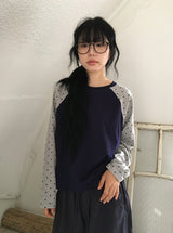 26FW★ [BAONHAUS] Ganin Color Matching Raglan Long Sleeve Tee