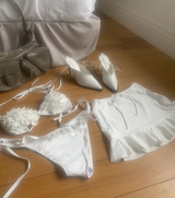 Mermaid フリルビキニセット (white)