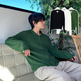 Cass see-through knit zip-up