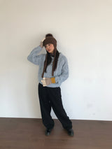 エッセンシャルフリースワイドパンツ (3color)