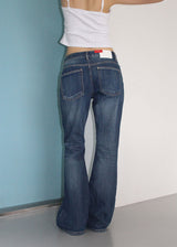 WASHING FLARED DENIM