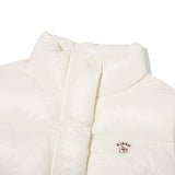 ARCH CHERRY CROP DOWN VEST [IVORY]
