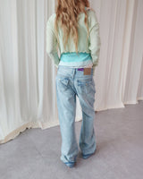 ICE LOW DENIM PANTS