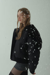 HOODED FLIGHT JUMPER_BLACK