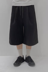 BPT ステッチ バミューダパンツ ブラック