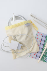 flat pouch (light yellow)